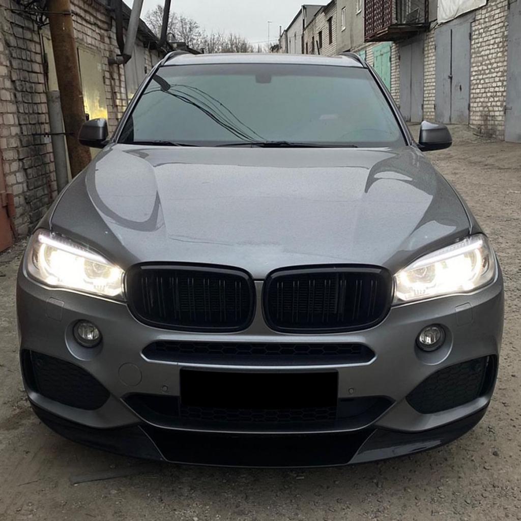 Car Front Bumper Spoiler Lip Lower Splitter Guard Blade For BMW X5 F15 M Sport 2014 2015 2016 2017 2018