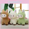 Alpaca Adorable Plump Plush Toy Companion Floral Pattern Kid Doll Birthday Gift