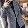 Short Wool Coat for Middle-Aged and Elderly Women - Autumn/Winter, Petite Fit, Suit Collar
