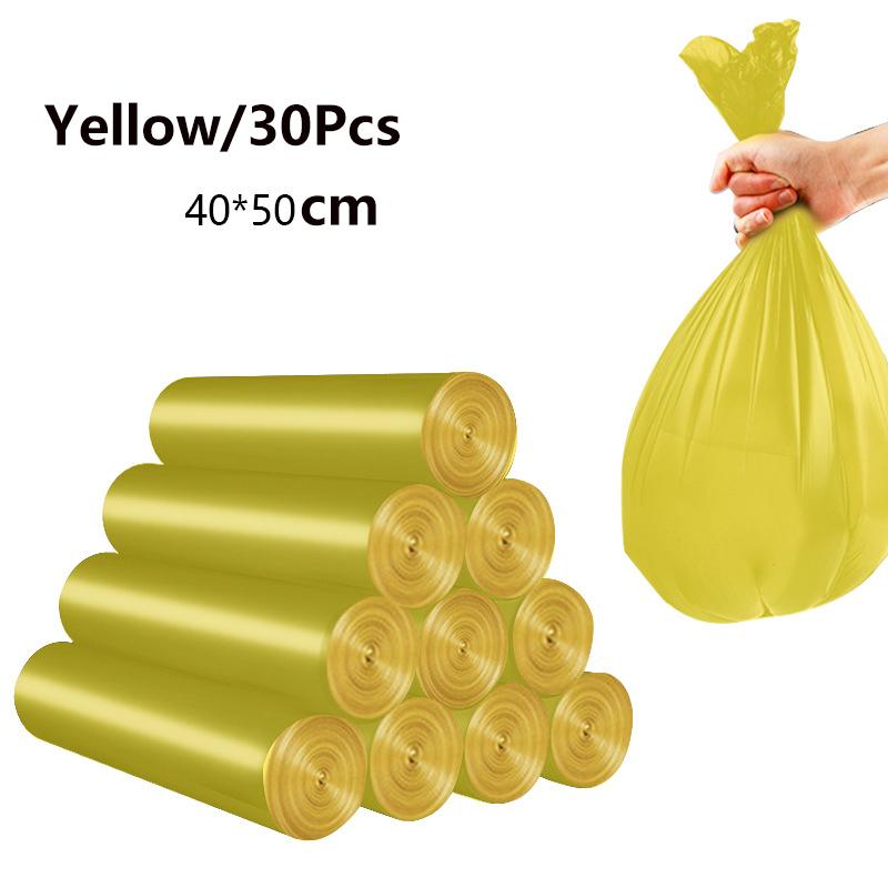 Утолщенный универсальный домашний жилой закрывающийся мешок для мусора на шнурке, автоматический кухонный дизайн