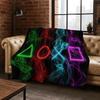 2026 New Gamer Zone Game Controller Flannel Blanket,Warm and Cozy Soft Throw Blanket for Home Bedroom Bed Sofa Picnic Cover Kid
