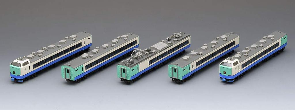 TOMIX N Gauge 485 3000 Series Limited Express Hakutaka Basic Set 5 Cars 98337 Модель поезда железной дороги