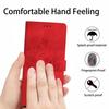 For Xiaomi 14T Pro Case Leather Imprinted Flower Phone Cover Wallet with Wrist Strap