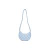 Skechers Solid Color Fashion Versatile Adjustable Ruched Shoulder Strap Zipper Closure Cloud Bag Unisex Shoulder Bag Ice-Blue L125U057-03ZS