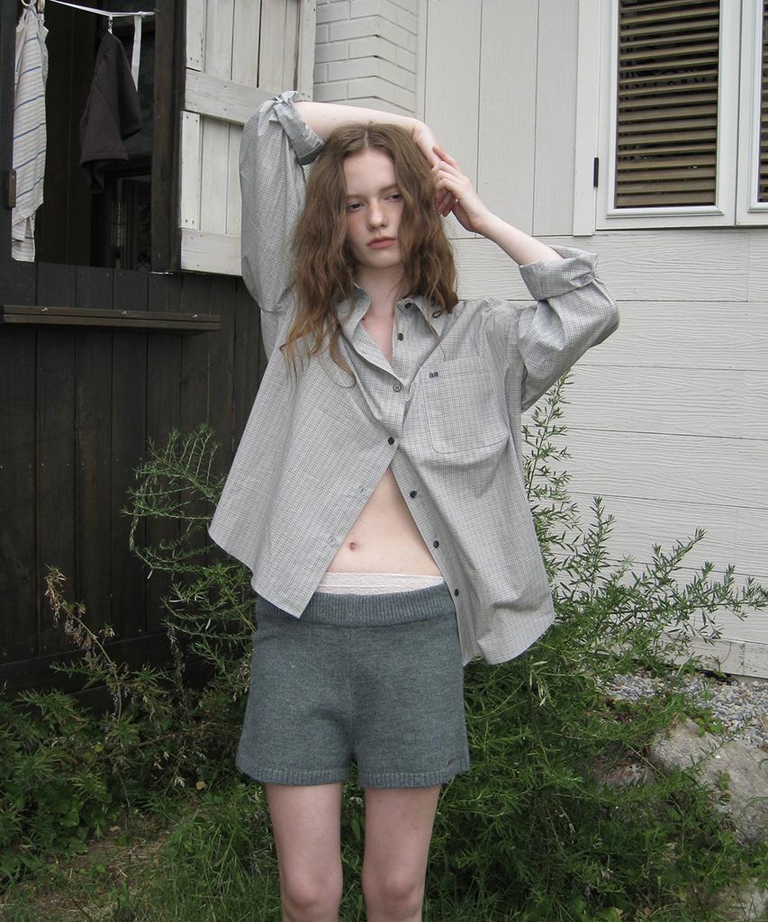 APPAREL ARCHIVE Рубашка в клетку Дамбо - Мятный