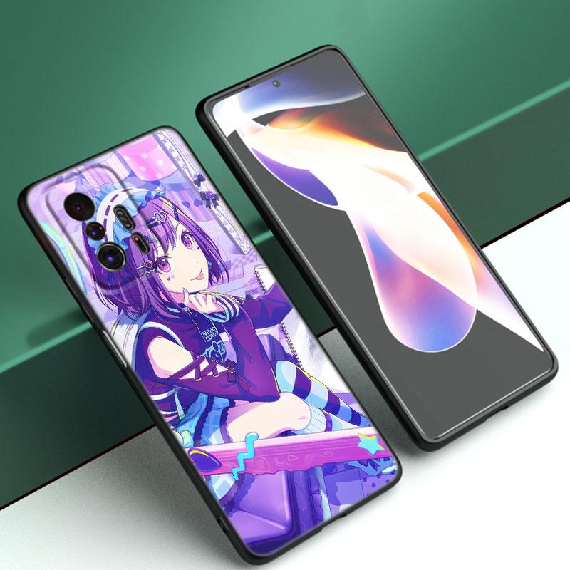 Game Project Sekai Black Silicone Phone Case For Xiaomi Mi 9 SE 8 10 10T 11 12 13 Lite 9T 11T 12S 12T 13T 14 Pro 5G NE 11i 12X
