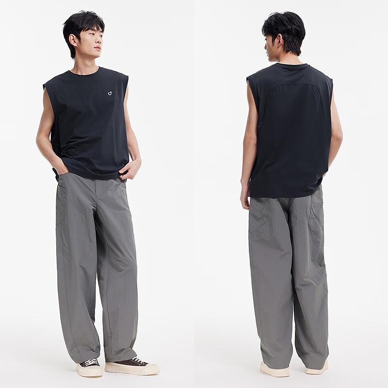 Semir Men's Relaxed Fit Cool-Feel Straight-Leg Cargo Pants