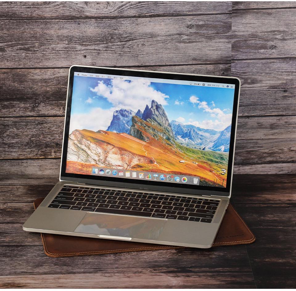 Новый защитный чехол из натуральной кожи для MacBook Air 13,6"
