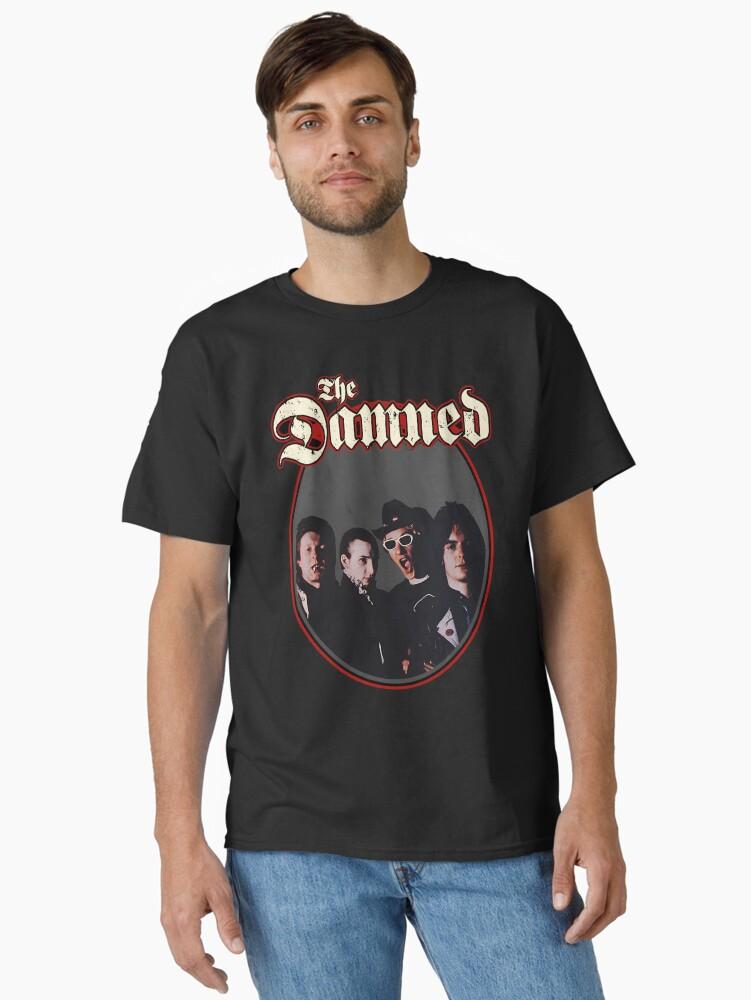 The Damned The Damned Members Portrait Classic T-Shirt