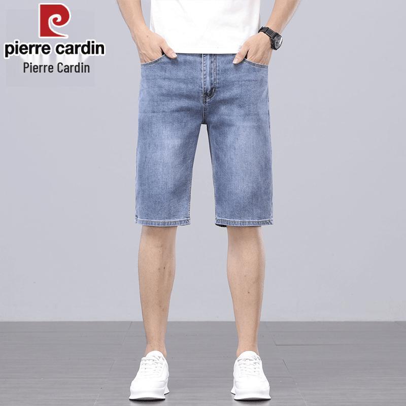 Pierre Cardin Мужские прямые джинсовые шорты