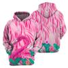 New Flamingo Animal Patterned Hoodie Men's 3D Printed Animal Bird Jumper Long Sleeve Sweatshirt Street Super Dalian Hoodie Coat
