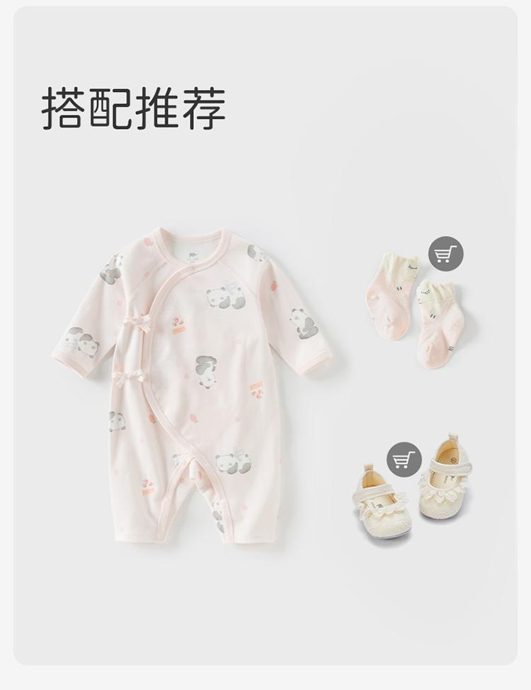 David Bella's newborn baby clothes for spring, female baby's newborn jumpsuit, male baby's crawling suit