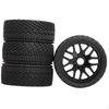 4 Pieces RC Wheels Tires Inch Diameter Model DIY Spare Parts Modified Easy Installation