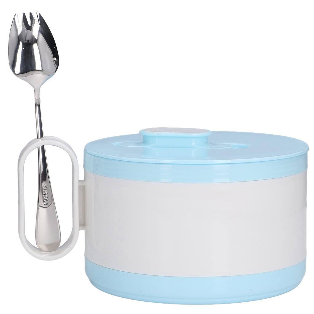 Stainless Steel Ramen Bowl Double Insulation Instant Noodle Bowl with Lid for Office Worker