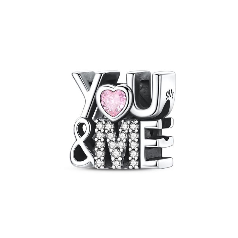 Exquisite 925 Silver Heart Love Charms Beads Fit Exquisite Bracelet Necklace Diy Charms Women Man Jewelry Gift