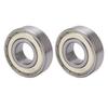 2Pcs Double Rubber Sealed Ball Bearing Low Noise High Temperature Resistant Deep Groove Ball