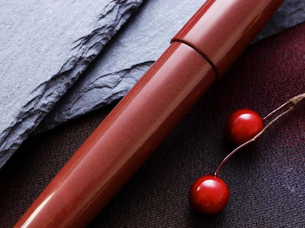 Перьевая ручка WANCHER Dream Pen Makoto Ebonite Sand Red DREAM PEN Sand Red WANCHER Medium (M (Позолоченный))