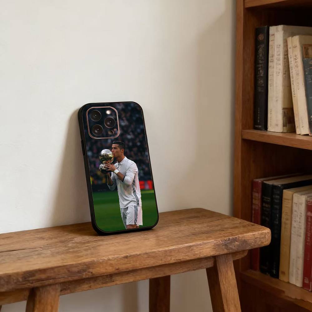 Чехол для телефона Sports Star CR7 C-Cristiano R-Ronaldo для iPhone 17,16,15,14,13,12,11 Plus,Pro Max,XS, Мягкий силиконовый черный чехол