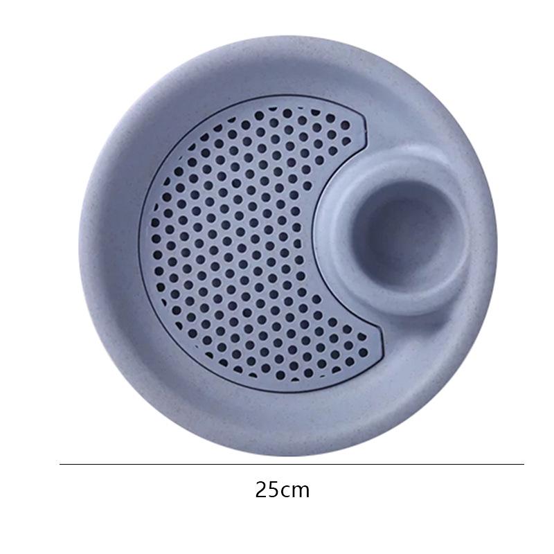 Тарелка из пшеничной соломы Nordic: Универсально подходит для фруктов, овощей, пельменей и салатов. Идеально подходит для использования дома и в гостинице. Прочный и экологичный.