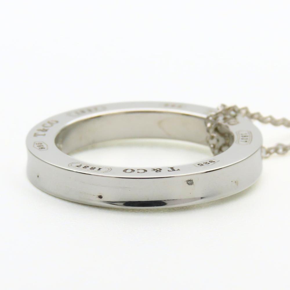Used TIFFANY&Co. Necklace 1837 circles Silver925 3.7g Silver Pendant