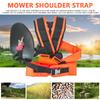 Adjustable Double Shoulder Harness Strap for Brush Cutter Trimmer Garden Pruner W Shape Strimmer Padded Belt Comfortable Labor Saving