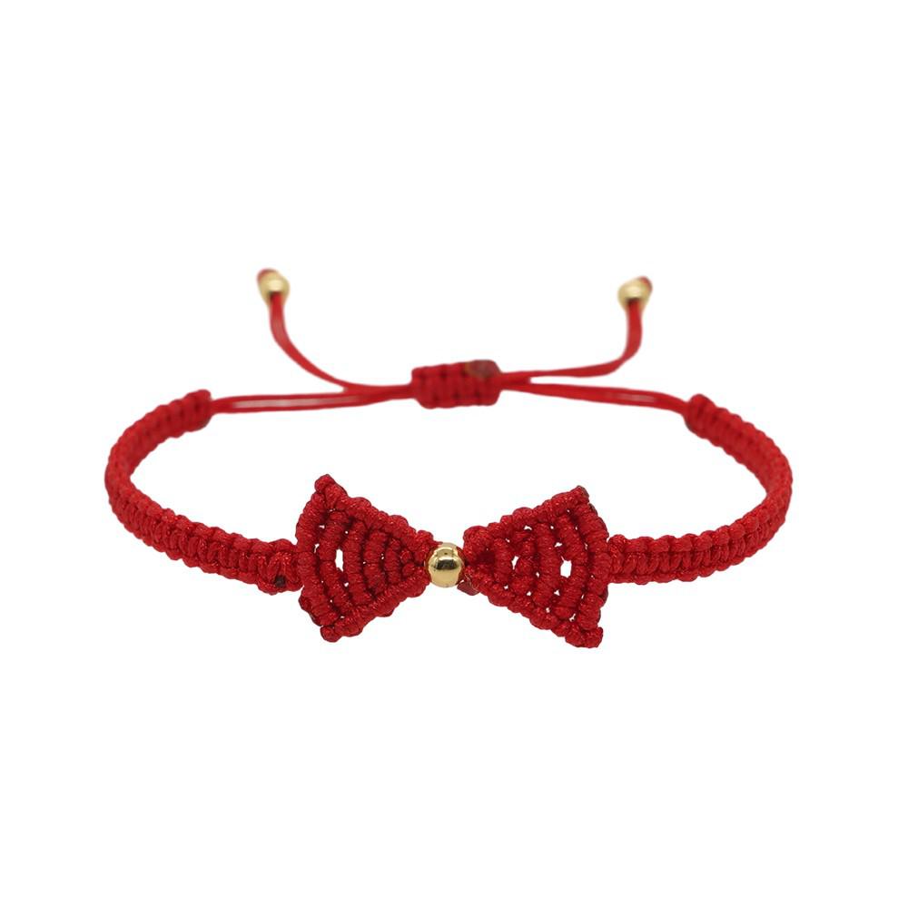 2025 Year of the Snake Lucky Red String Handmade Beaded Bracelet Set with Evil Eye for Couples