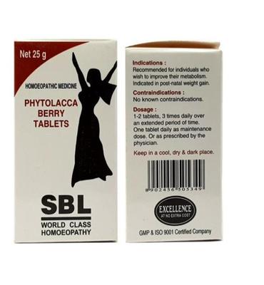 SBL Phytolacca Berry Таблетки 25 г