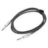 Uxcell Guitar Instrument Cable, 6ft 14" To 14" Straight Angle Electric Guitar Jack Cable Wire for Guitar and Bass, Black and White