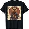 Yorkshire Terrier Yorkie Dog Japanese Art Samurai Ukiyo-e T-Shirt
