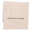 MAISON NH PARIS OLIVIA CUIR Lambskin Shoulder Bag blackUsed