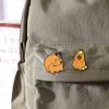 Capybara And Yuzu Enamel Pins Custom Badges Animal Jewelry Gift For Friends Gift