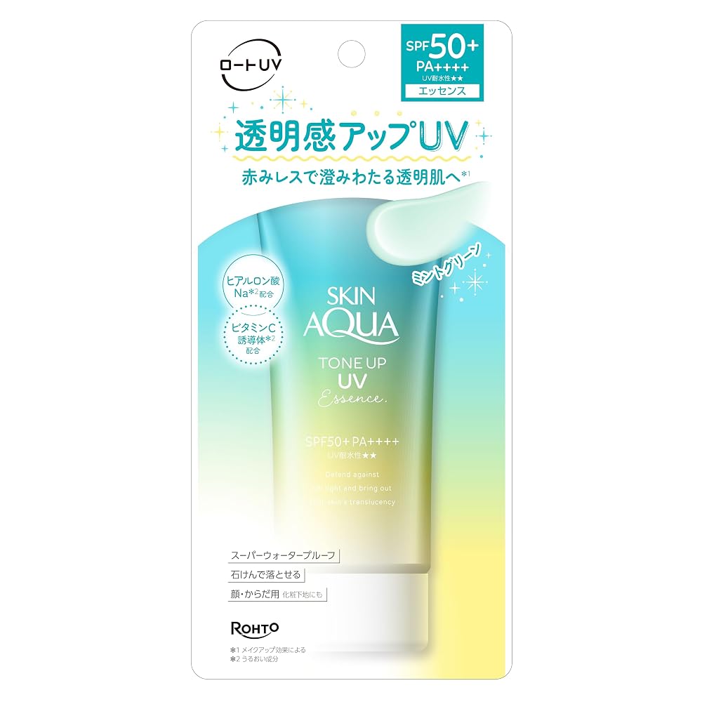 Skin Aqua Супер Увлажняющее Молочко SPF50+ - Японский Солнцезащитный Крем