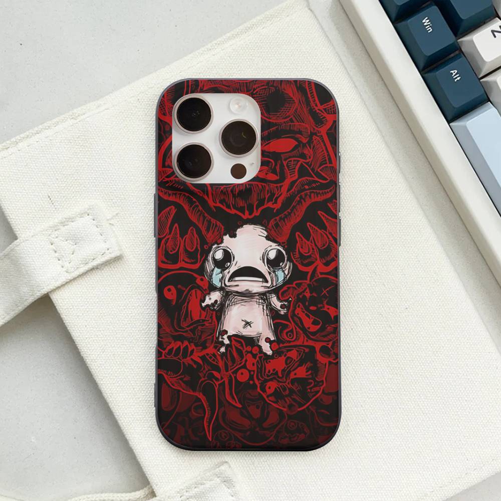 Чехол для телефона The Binding Of I-Isaac с гофрированной полосой Для IPhone 17 16 15 14 13 12 11 Pro Max Plus Pro Ударопрочный чехол