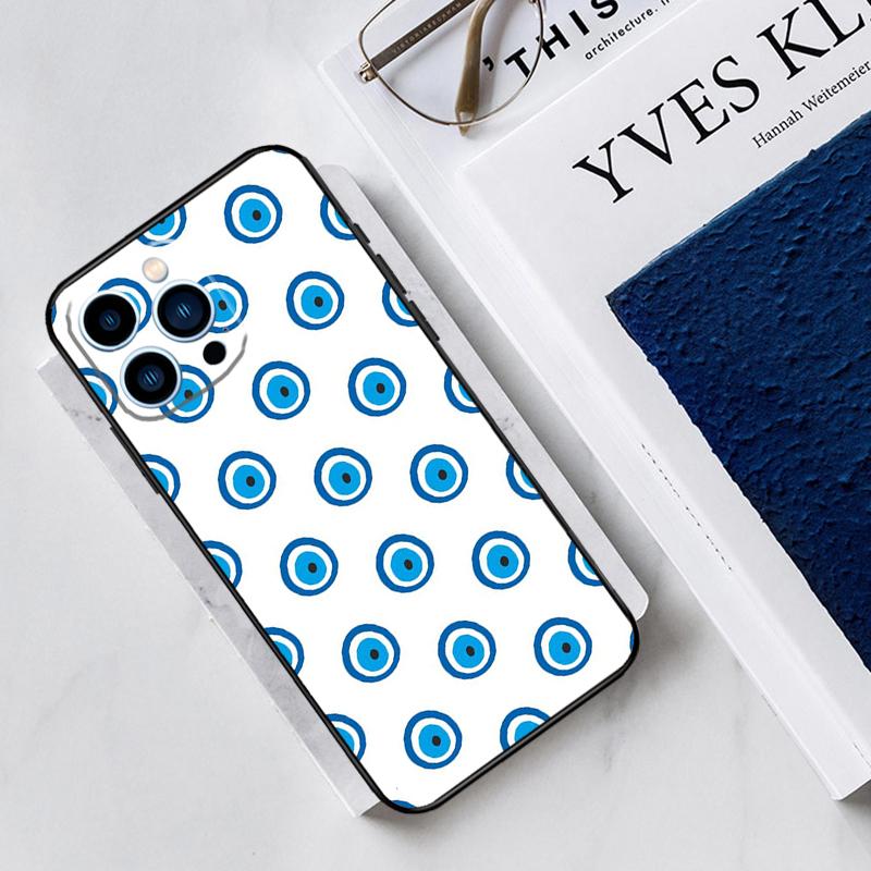 Evil Eyes Case For iPhone 17 Air 15 14 13 12 11 16 Pro Max Mini 15 16 Plus 16e Funda Silicone Cover