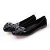 2025 Spring Shoes Women Flats Soft Butterfly Knot Office Lady Shoes Black Pink Red Plus Size 42 D252