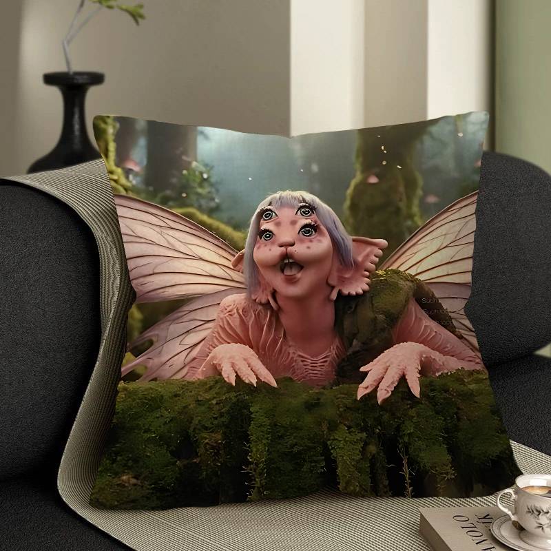 M-Melanie M-Martinez Singer Cushion Cover Inches Farmhouse Decor Home Throw Pillow Covers For Couch Decorations