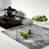 Tempered Glass Kitchen Board with Decorative Graphics Brick Wall 60x52 cm