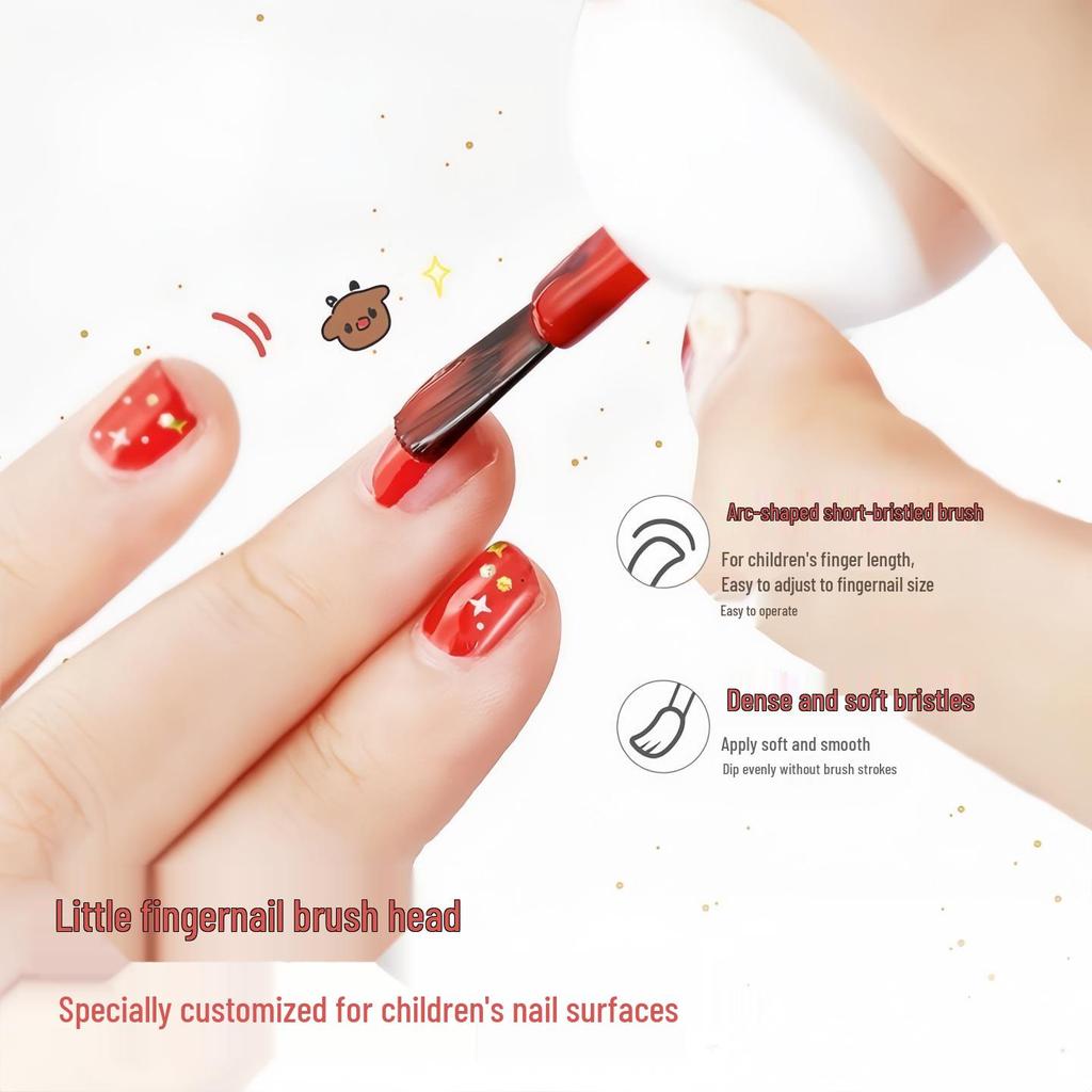 Детский смываемый лак для ногтей Runben на водной основе, легко снимается, идеальный подарок для девочек