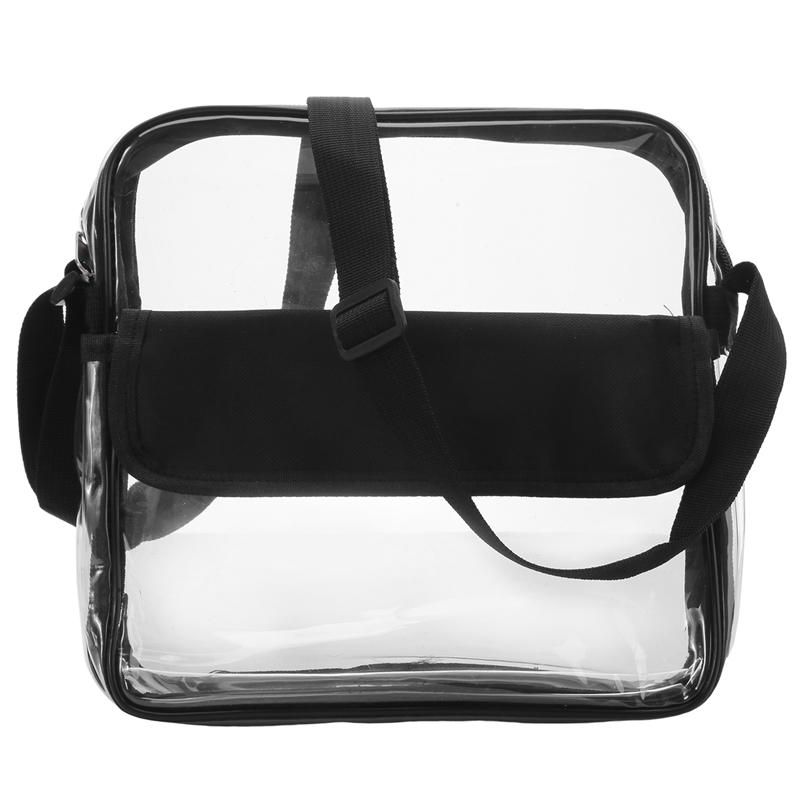 Transparent Single Shoulder Bag Travel Storage Shopping Bag Shoulder Crossbody Bag for Women