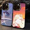 Си-Чу К-Кагуя-Химе! Чехол для телефона для iPhone 17,16,15,14,13,12,11,Pro,X,XS,Max,Plus Мягкий черный чехол