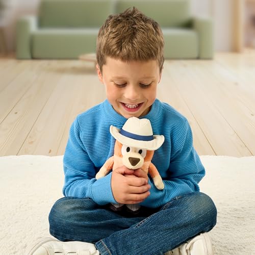 Bluey Friends 2-Pack Plush Toys, Including Captain and Holiday Bingo, Made from Exquisite Soft Plush, 6.5-9 Inches / 16-23cm Tall