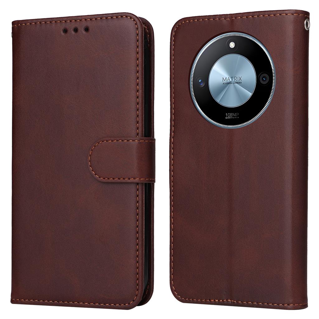 For Honor X60 5G Case Wallet PU Leather Folio Flip Phone Cover