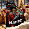 Custom Name Personalized Michael Jackson Print Blanket, Home Decor, Bedroom, Sofa, Camping, Couch, Gifts for Birthday ChristmasEnthusiasts