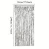 Wavy Tinsel Foil Fringe Curtain Background Decoration Rain Curtain Wedding Birthday Party Anniversary Christmas Decoration