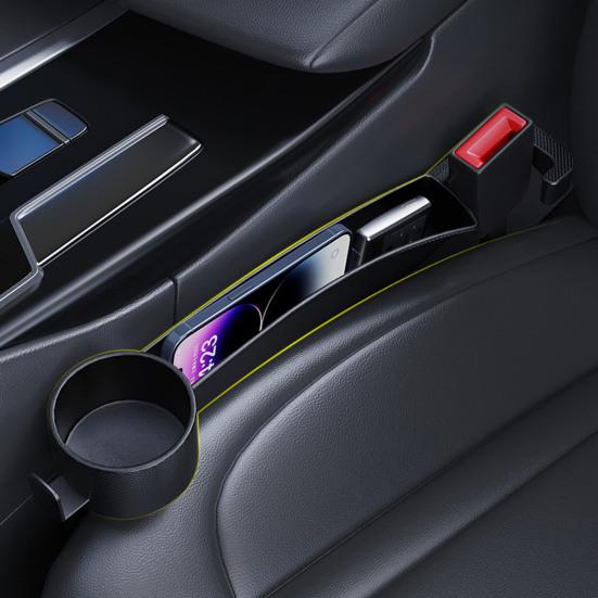 2 шт. Органайзер для щели между сиденьями автомобиля с подстаканником Большой вместимости