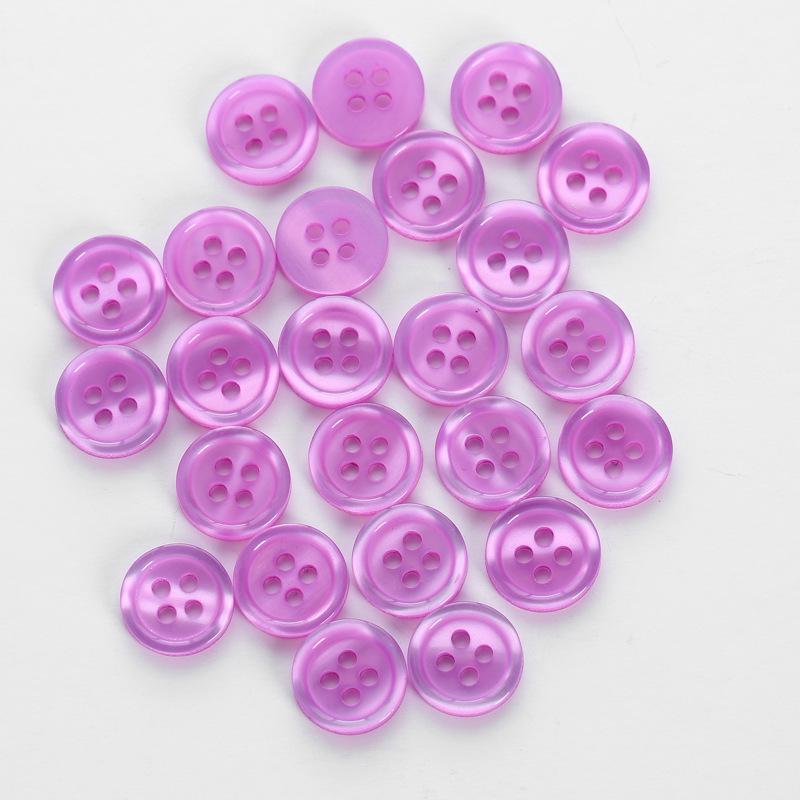 Round 2 Hole Resin Button Sewing Fit Scrapbooking Apparel Crafts Diy Decoration 24PCS