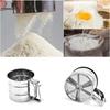 Stainless Steel Flour Sieve Cup Powder Sieve Mesh Kitchen Gadget For Cakes Hand-Screened Sugar Mesh Baking Sieve Strainer