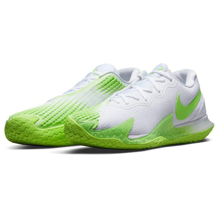 Nike Court Zoom Vapor Cage 4 Rafa Lime Glow Мужские кроссовки Зеленый Белый Обсидиан DD1579-100