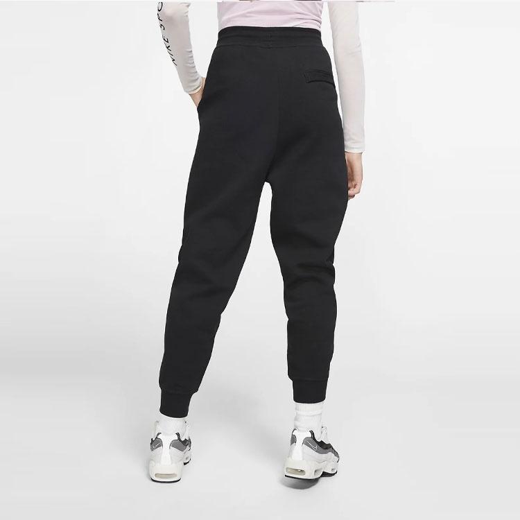 Nike Спортивные штаны на флисе Вязаные спортивные штаны Женские Черные BV3938-011