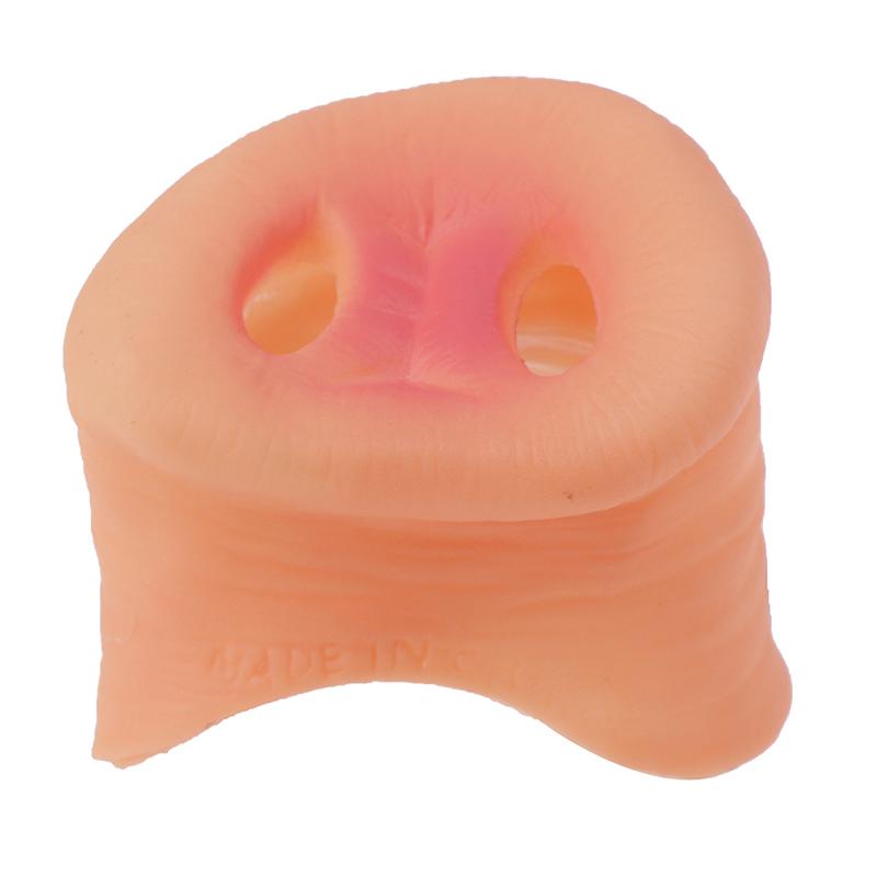 Милый Хэллоуинский резиновый свиной нос костюм пятачок смешные трюки тематическая маска для вечеринки